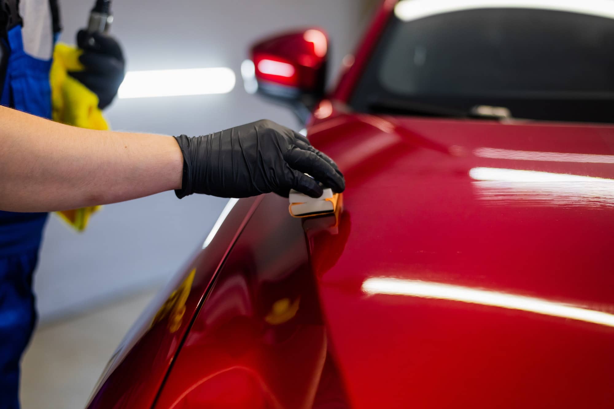 OCD Auto Care ceramic coating a red car